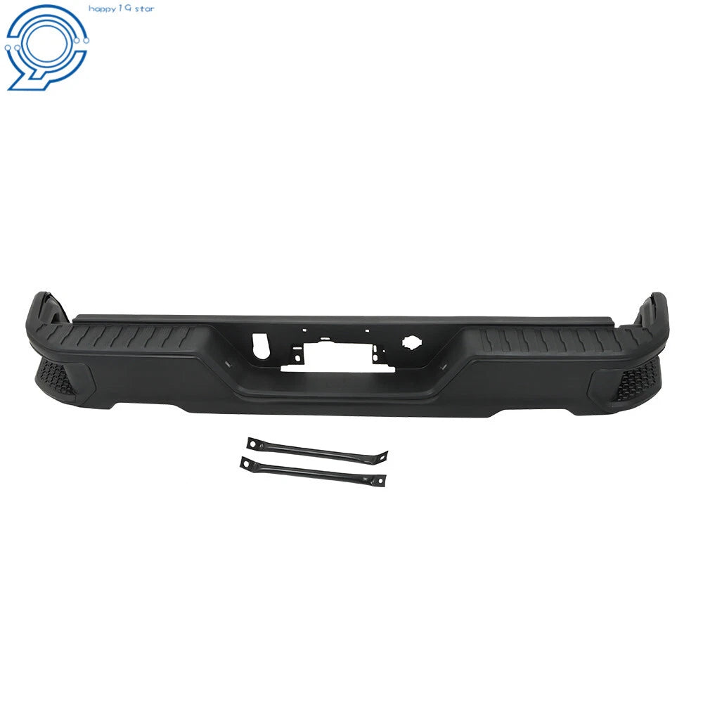 Rear Bumper Assembly for Silverado Sierra 1500 (2019–2023) Dual Exhaust Black