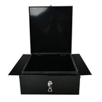 Diamond Tread Aluminum In-Frame Tool Box for Trucks (22"x24"x9")