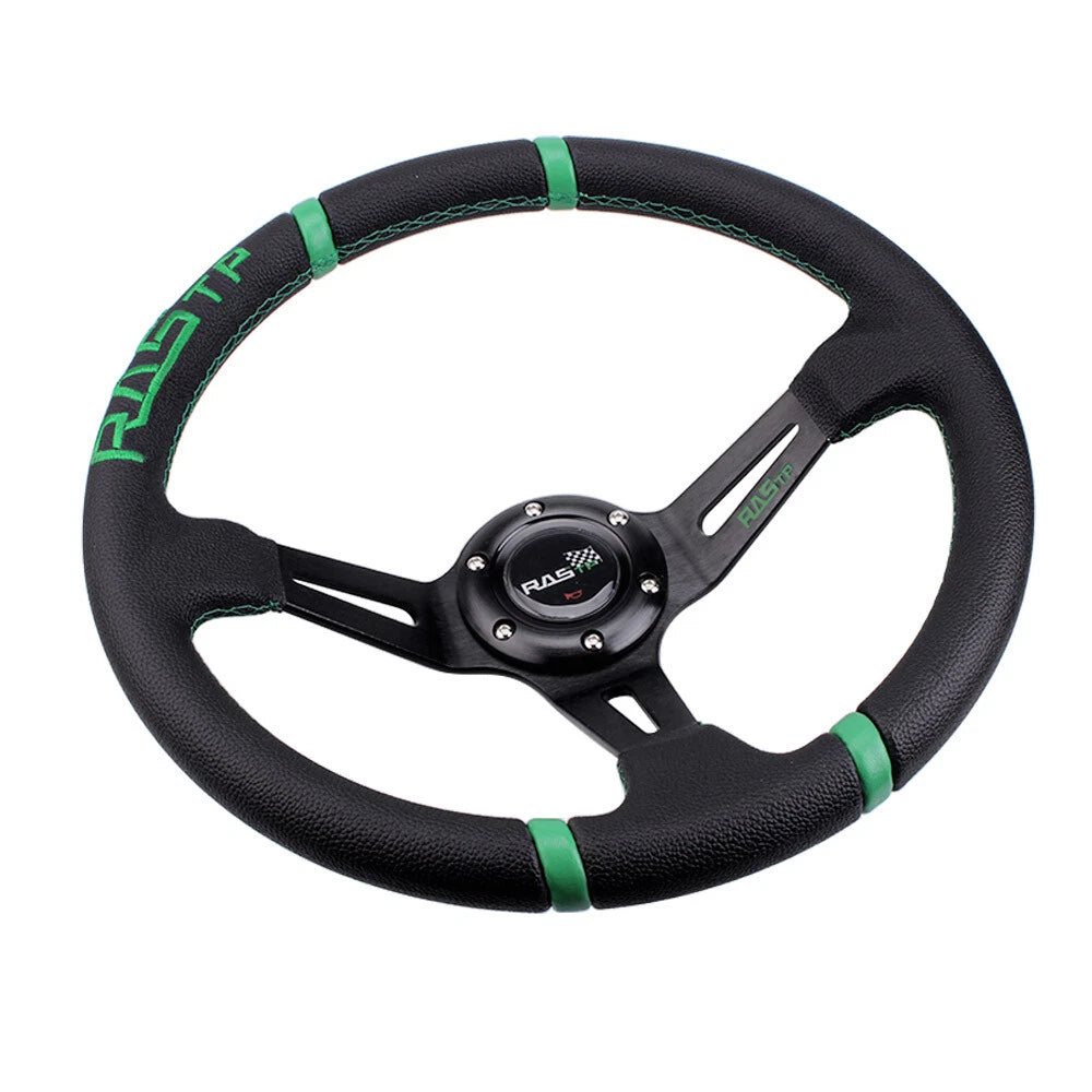 14-Inch Deep Dish Drifting Steering Wheel for Universal Fit