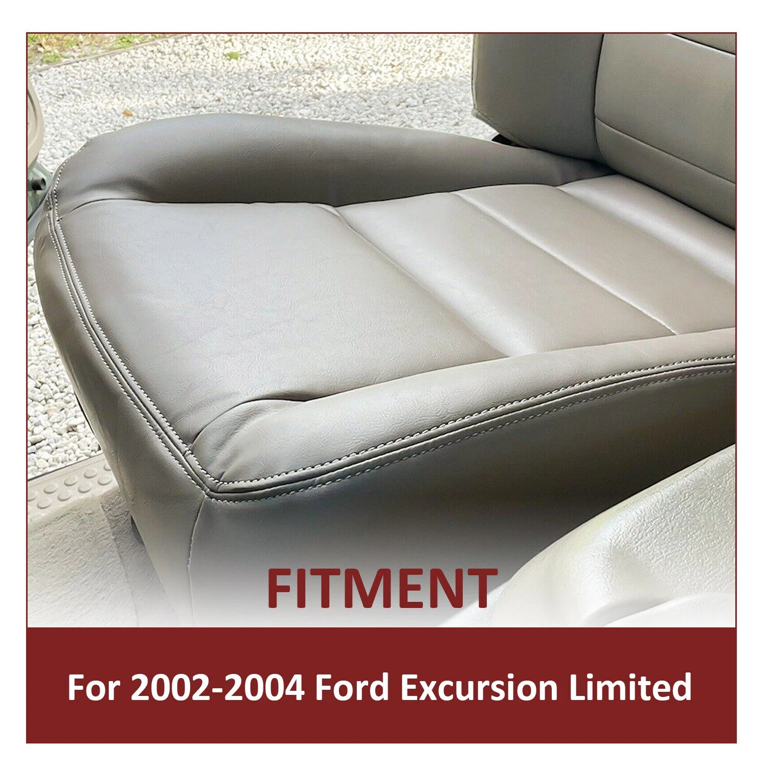 Seat Cover for Ford Excursion Limited (2002–2005) Tan Passenger Side Bottom