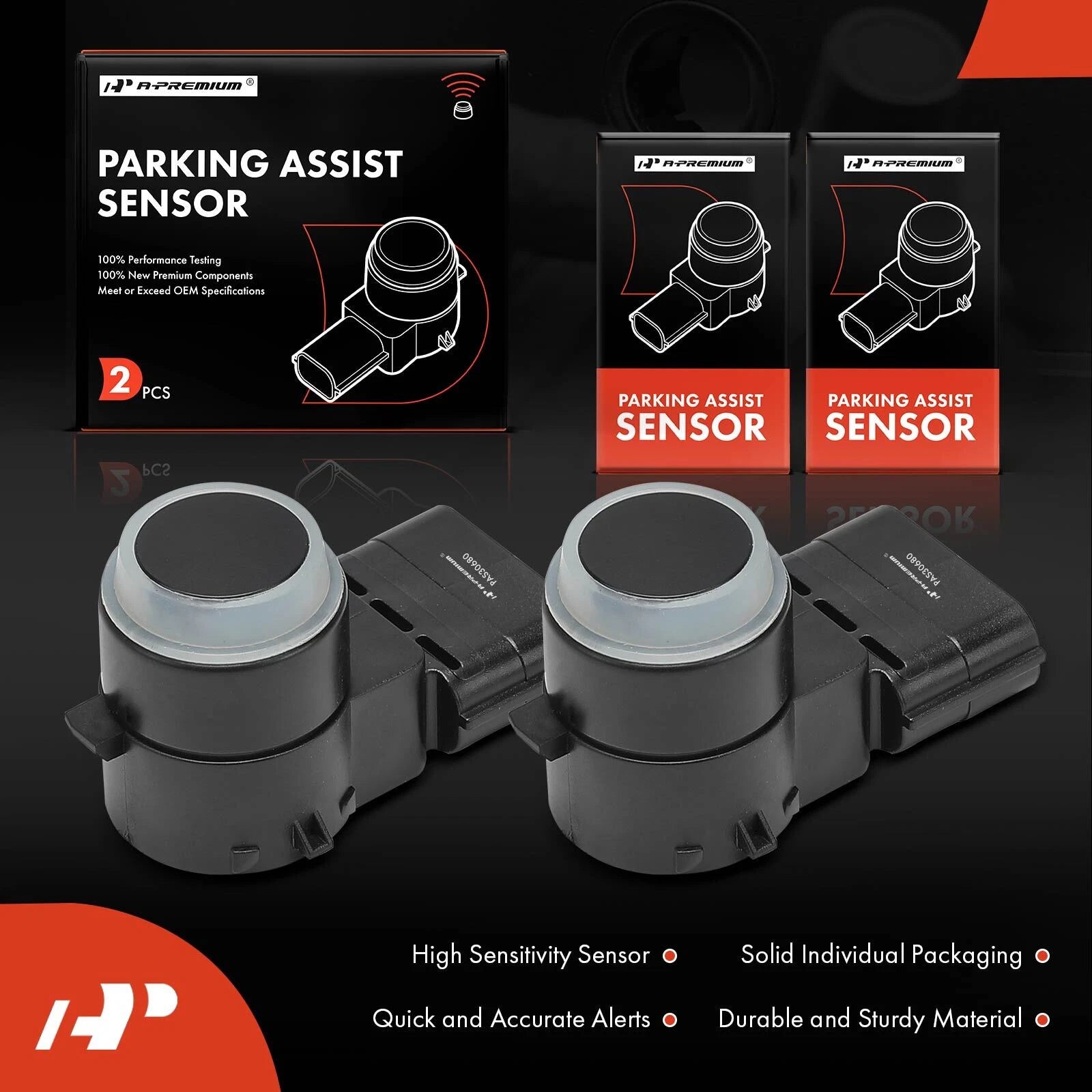 2X Rear Inner Parking Assist Sensors for Honda Accord (2018–2020)