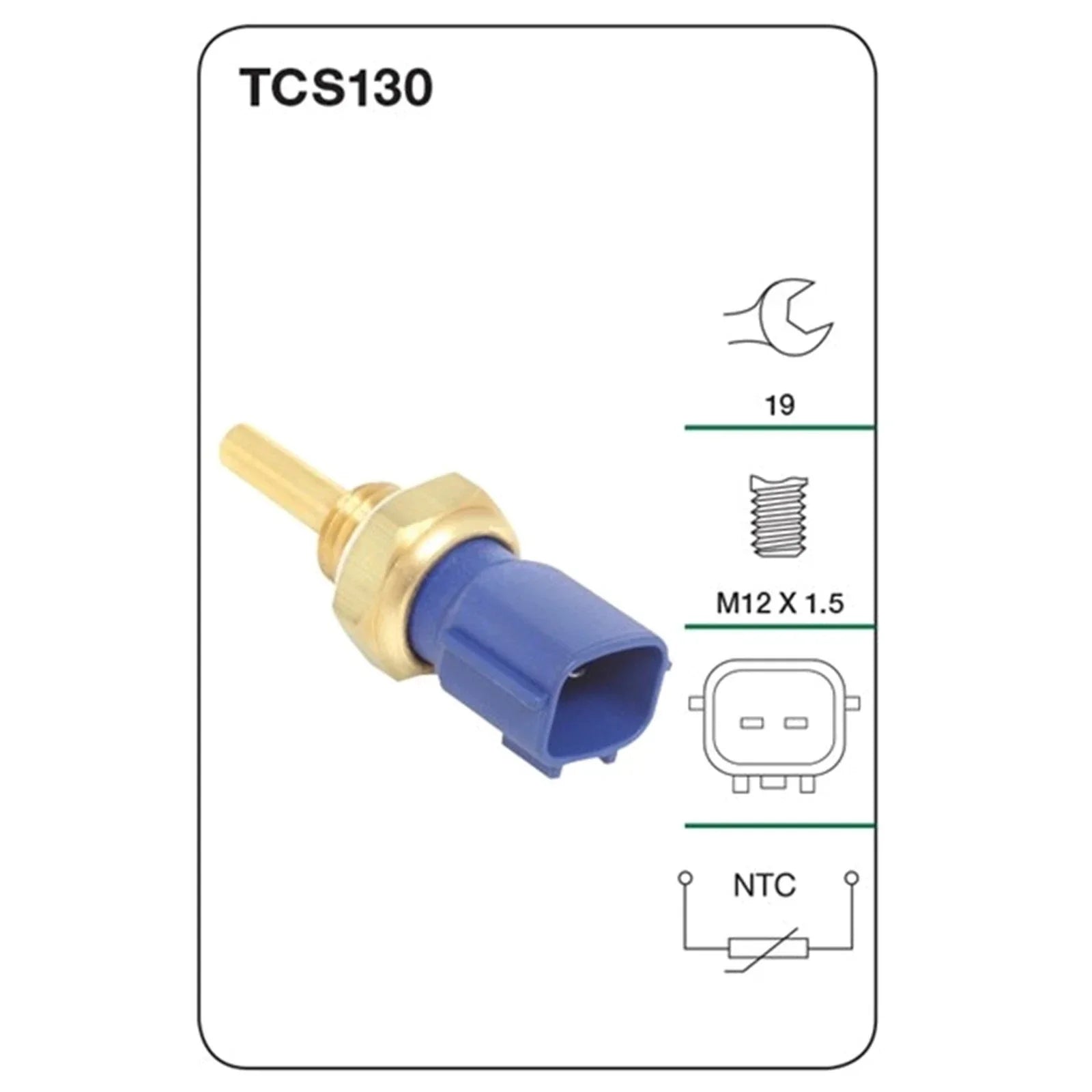 Coolant Temperature ECU Sensor for Nissan Navara D22 2.4L KA24E (1999)