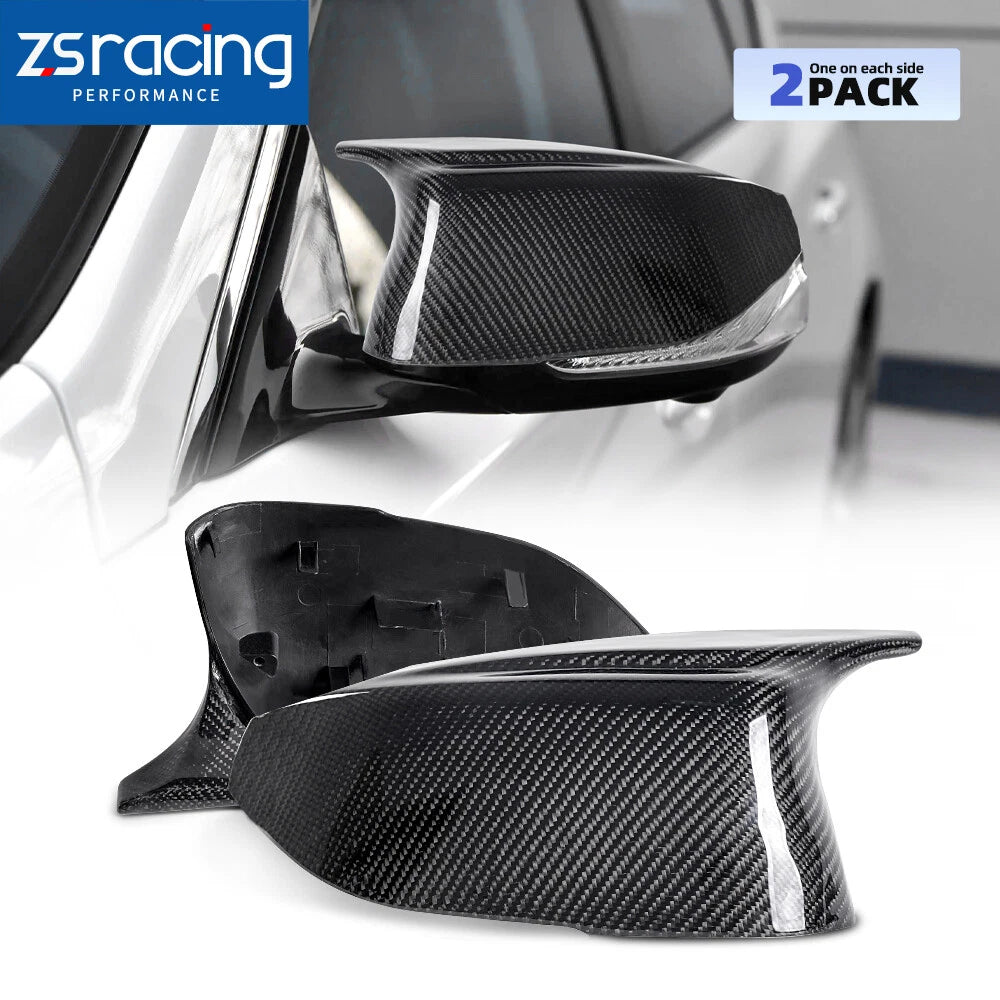 Real Carbon Fiber Rear Side Mirror Cover Cap for Infiniti Q50 (2014–2018)
