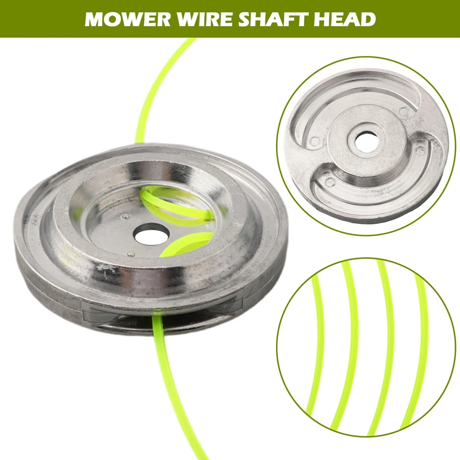 Vibration Trimmer Head for Brushcutters (Aluminum Alloy)