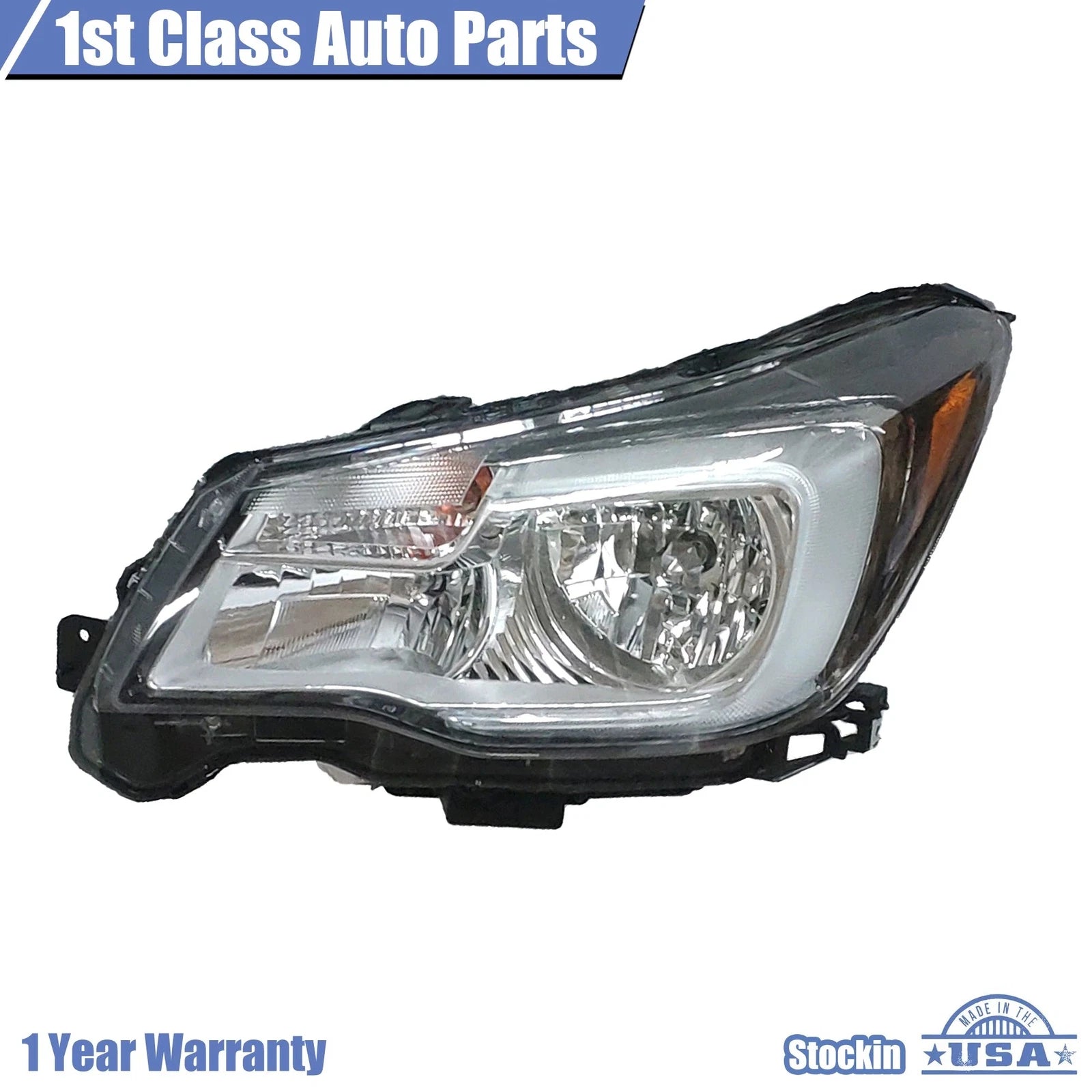 Halogen Headlight Lamp Assembly LH for Subaru Forester (2017–2018)