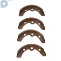 Set of 4 Rear Brake Shoes #1011463 #101146302 for DS Club Car Golf Cart (1981–1994)