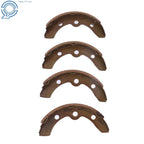 Set of 4 Rear Brake Shoes #1011463 #101146302 for DS Club Car Golf Cart (1981–1994)