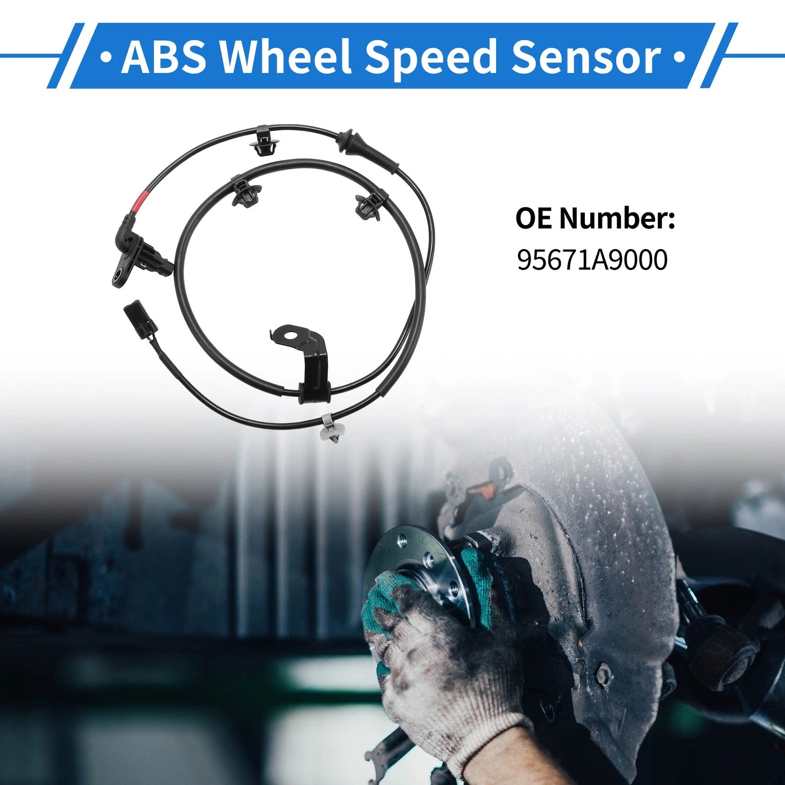 ABS Wheel Speed Sensor No. 95671A9000 for KIA Sedona (2015–2019)