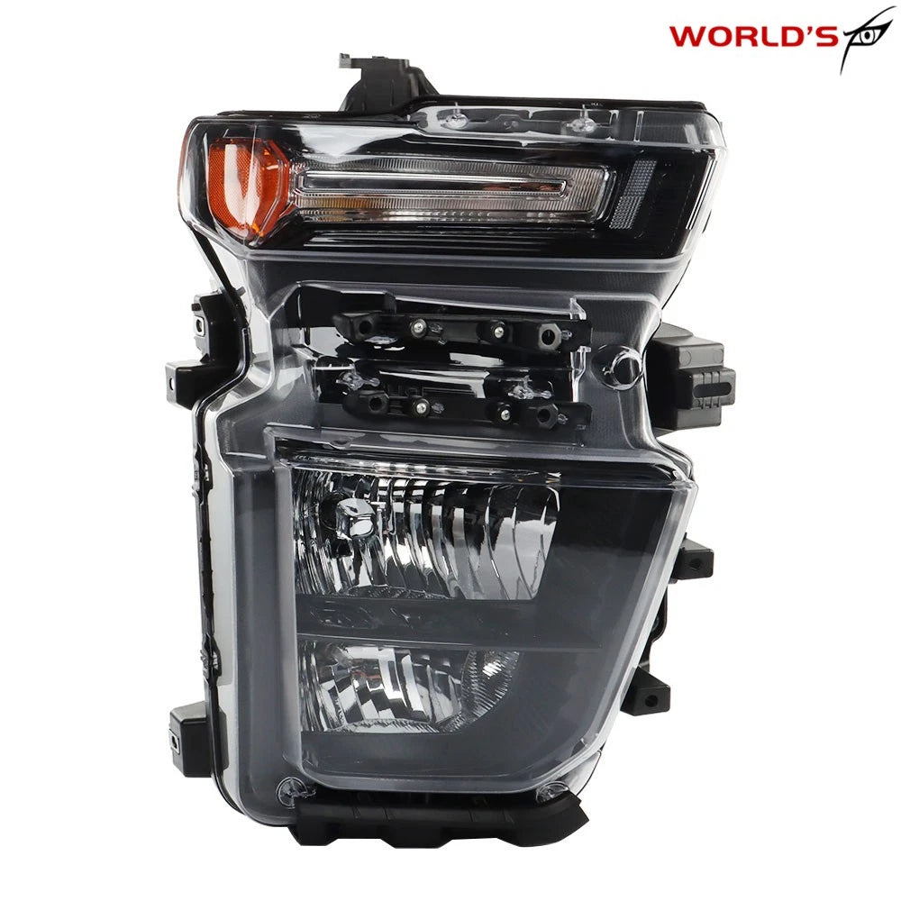 Headlight for Chevy Silverado 2500HD (2020–2023) Halogen Black Clear Lens Right