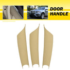 3X Beige Inner Door Panel Handle Trim for BMW X5 X6 (2014–2018)