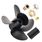 14x19 4-Blade Boat Propeller for Mercury 135-300HP (48-8M0084495, 15 Spline RH)