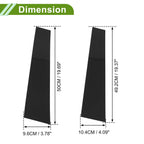 Set of 4 Pillar Window Trim for Dodge Ram (2019–2023) Black