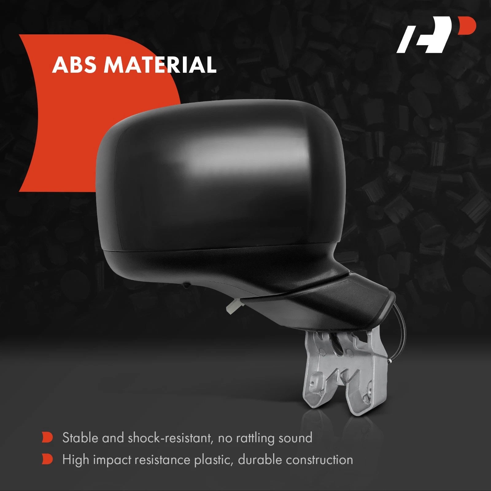 Pair Manual Side Mirrors for Jeep Renegade (2015–2019)