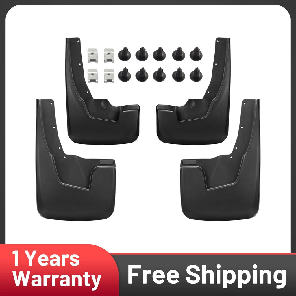 Splash Guards Set of 4 for Ram 1500 (2019–2024) 3.6L 5.7L 3.0L 6.2L