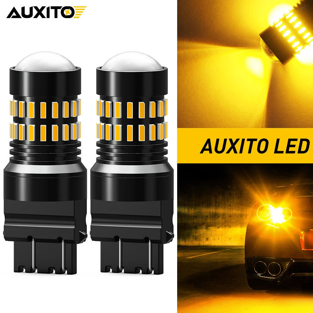 2X AUXITO 3156 3157 4157 LED Turn Signal Bulbs for