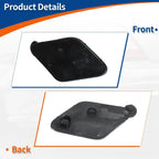 Front Right Tow Hook Cover for BMW 535i 550i GT Black