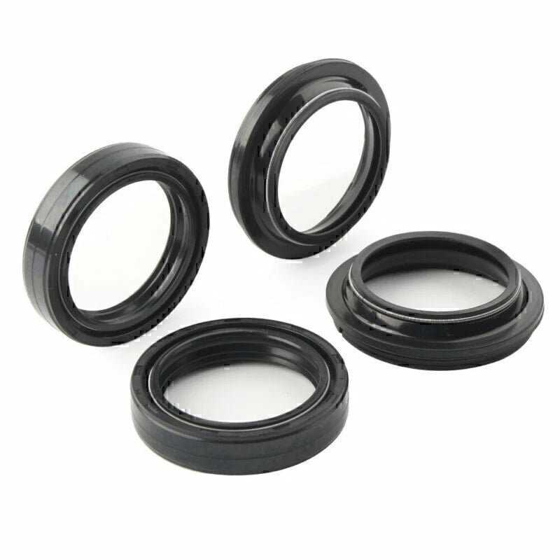Set of 4 Fork Dust Oil Seals for Motorcycle Front Fork Damper