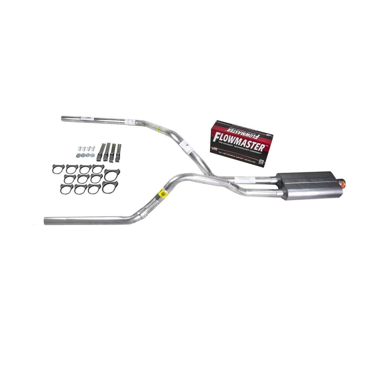 Dual Exhaust 2.5" Pipe for Silverado (2007-2013)