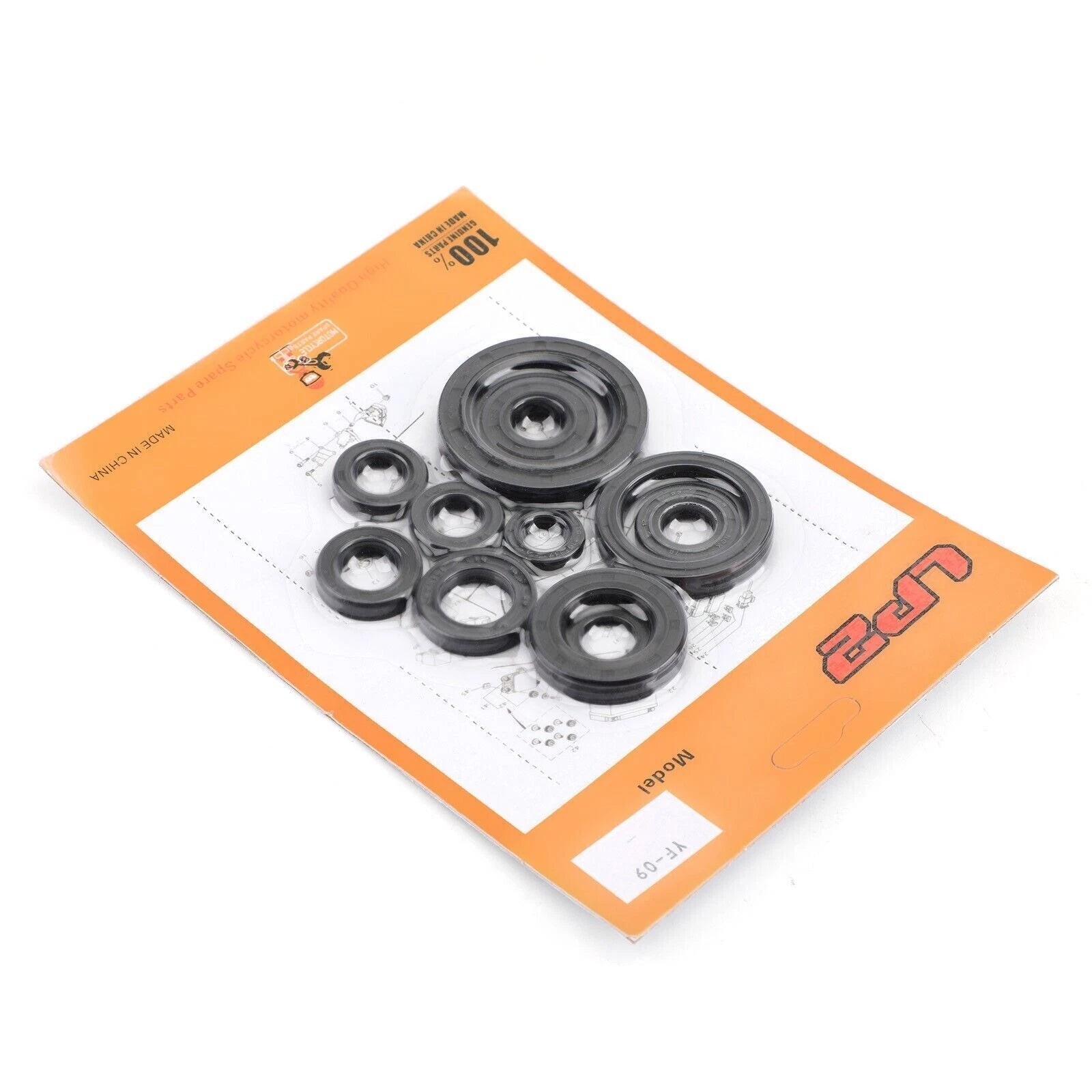 11pcs Engine Oil Seal Kit for Honda CR125R (2004–2007) T9