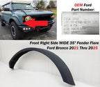 Front Right Wide Fender Flare Molding for Ford Bronco (2021–2025) M2DB16A074D