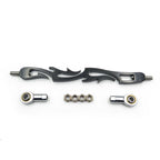 Black Slotted Flame Shift Linkage for Harley Softail (1985–2008) FLHR FLT FLHT
