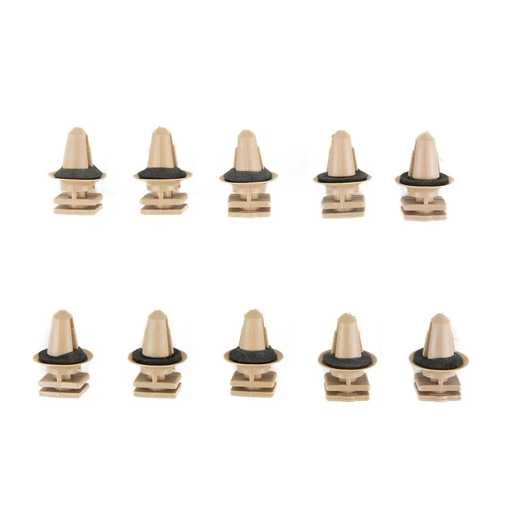 Set of 10 Plastic Clips for Trims on Sill & Door Entrance