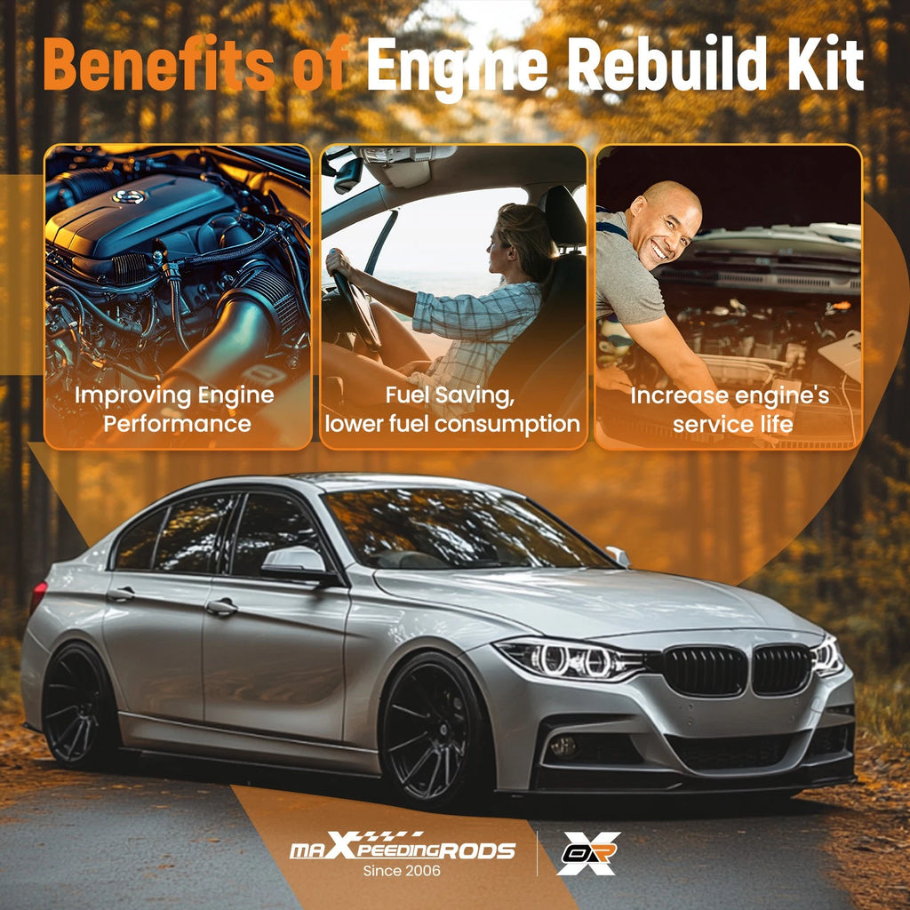 Engine Overhaul Rebuild Kit for BMW 3.0L N55 (2011–2019)