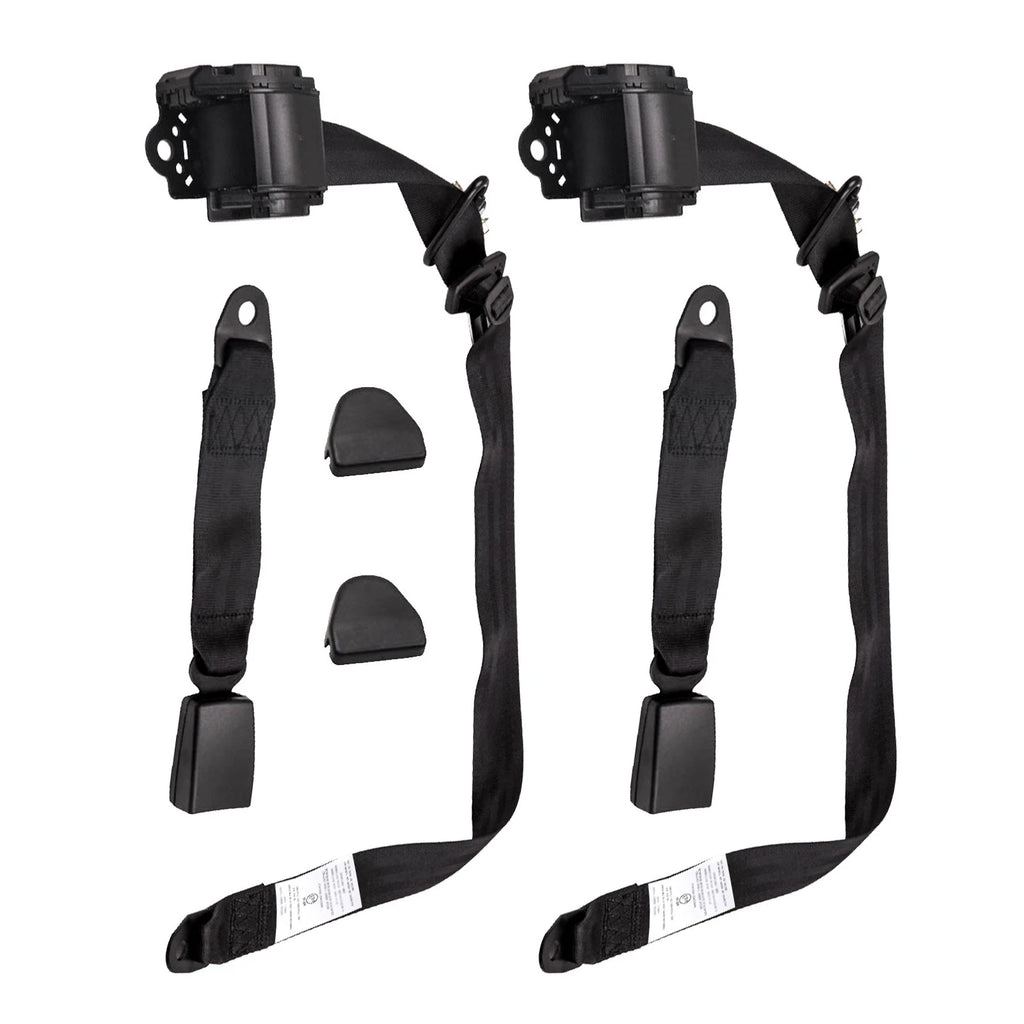 3 Point Retractable Seat Belt Kit for Jeep Wrangler (1982–1995)