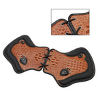 CNC Heat Shield Saddle Protector for Harley FLHX (2007–2023) - Brown Pair