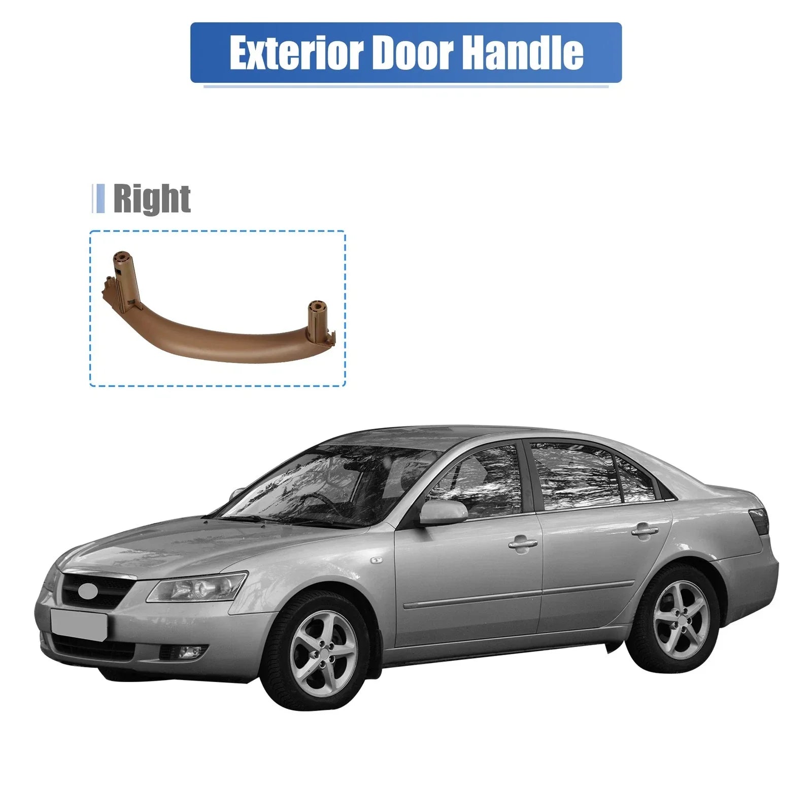 Right Interior Door Handle 1 Pcs for BMW X5/X6 (2014-2018)