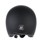 Open Face Helmet for Scooter Motorcycle (S, M, L, XL) Matte Black