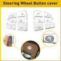 Steering Wheel Silver Button Trim for Mercedes Benz A B C GLA GLS GLE CLS