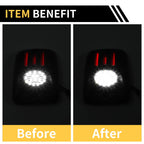 2X License Plate Light Tag Lamp for Toyota Tacoma (1995–2004) Clear Lens