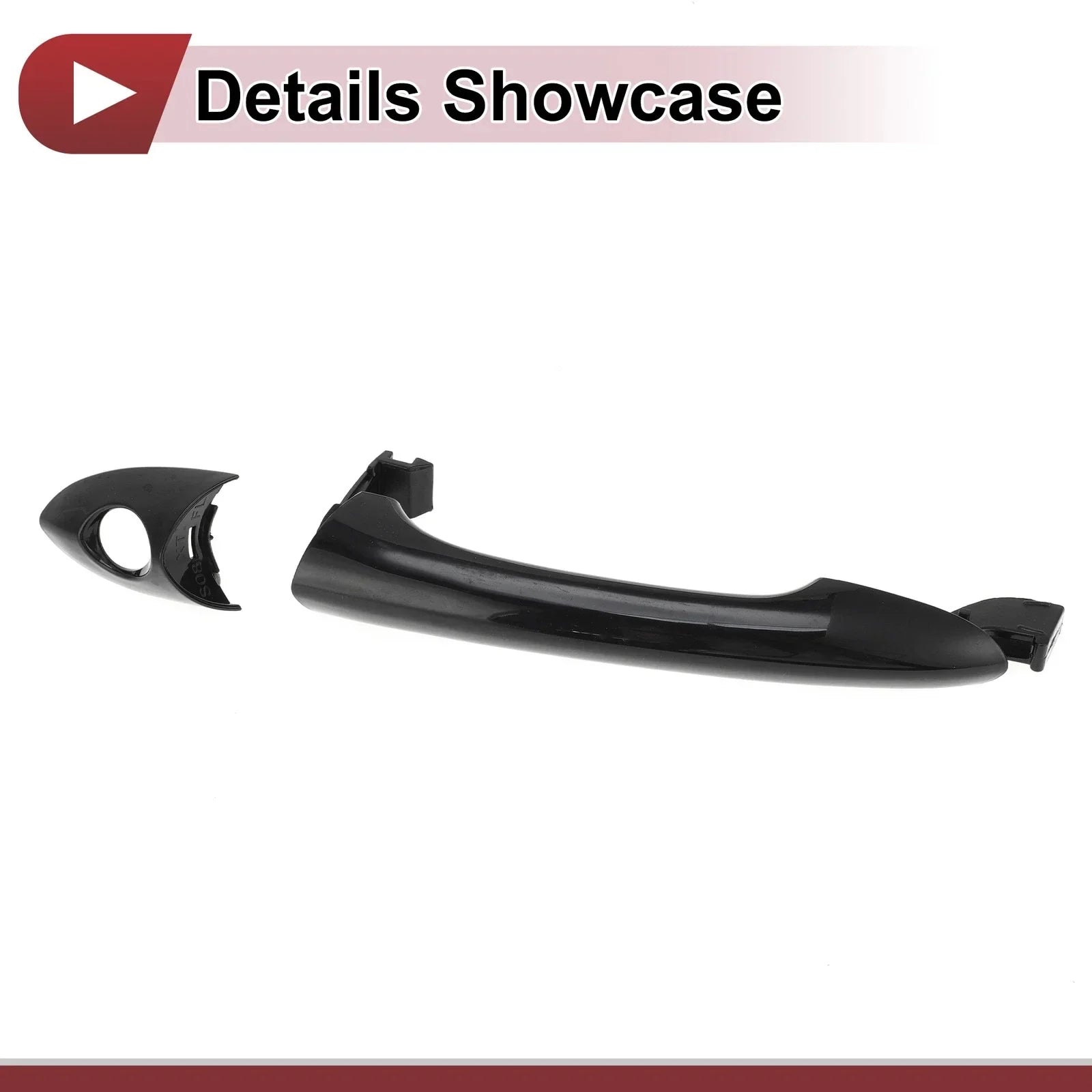 Car Door Handle Grip for Hyundai Sonata 2011-2014 Front Left Black