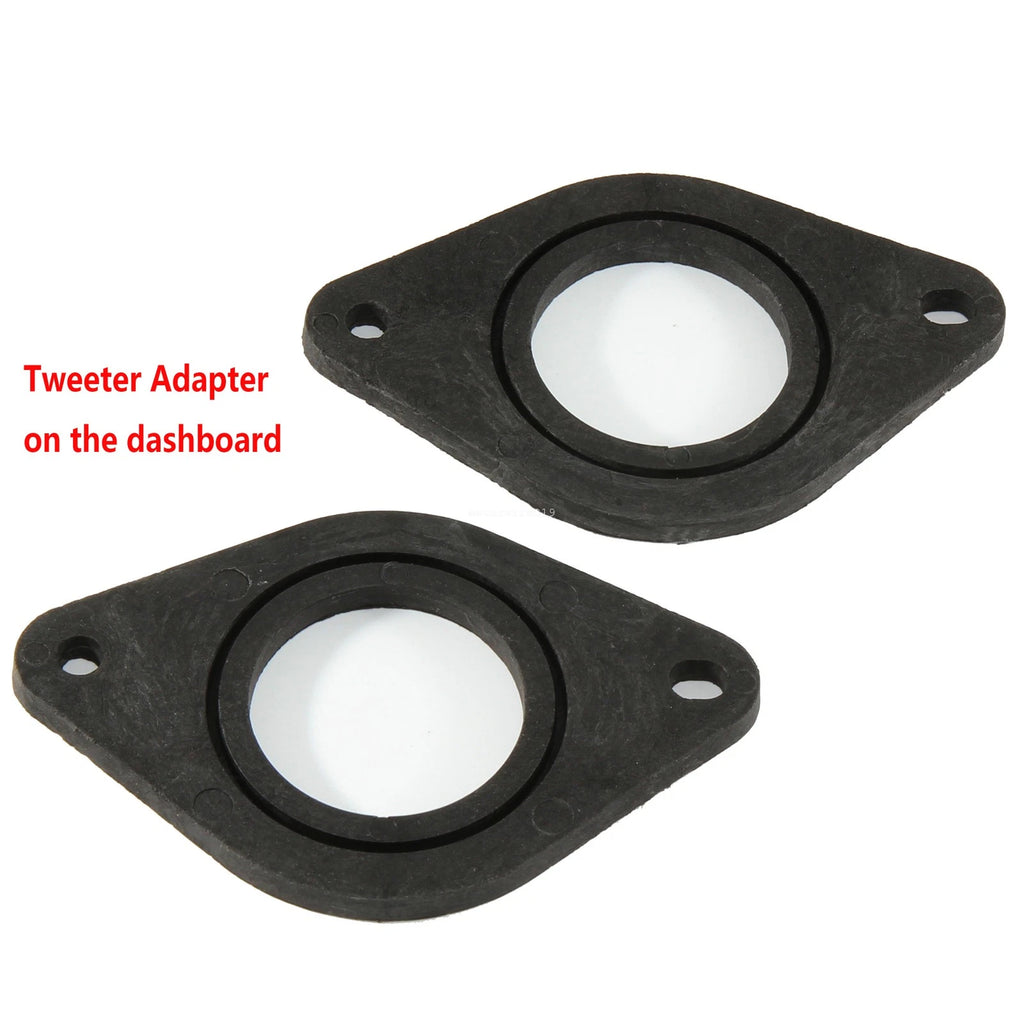 Front Dash Tweeter Speaker Adapter Spacer Rings for Toyota Tacoma (2005–2023)