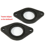 Front Dash Tweeter Speaker Adapter Spacer Rings for Toyota Tacoma (2005–2023)