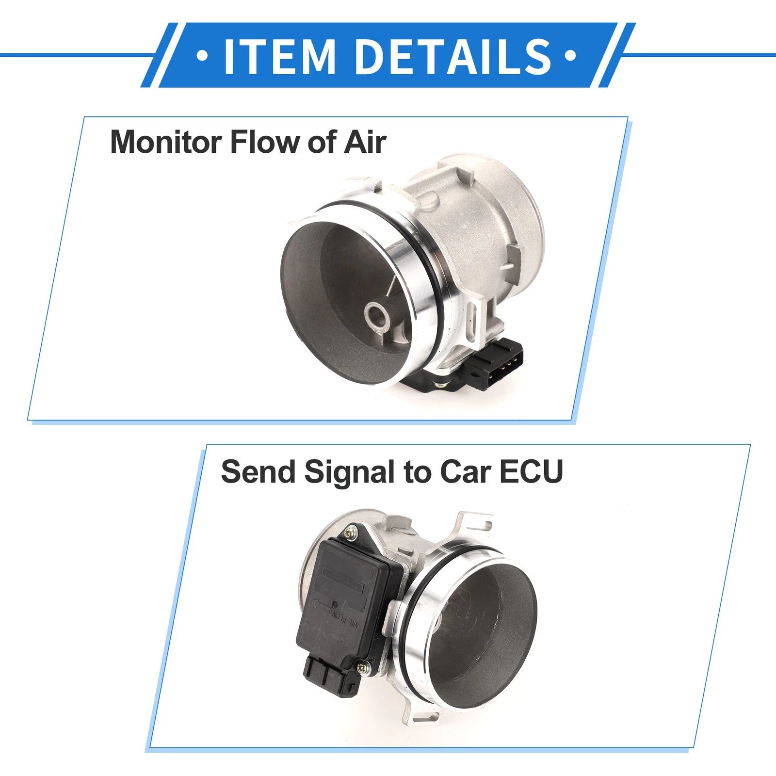 Mass Air Flow Sensor Assembly for Ford Contour (1995–1999) L4 2.0L