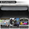 Retractable Cargo Cover for BMW X1 Trunk Security Shield Gloss Black (23-24)