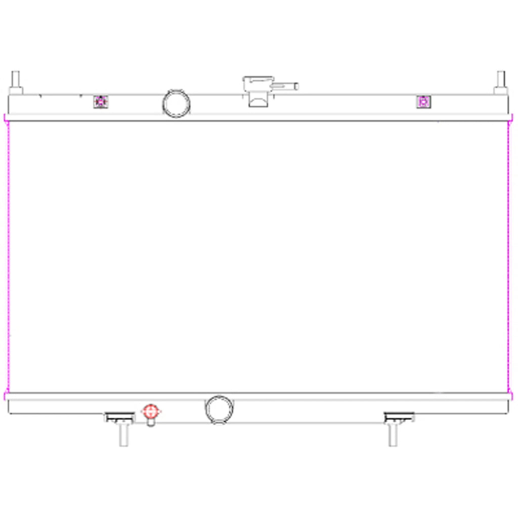 Replacement Radiator For Units w/External Transmission Oil For