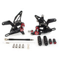 2X Rear Footpegs Footrest for Kawasaki Z900 (2021–2023) Black Aluminum