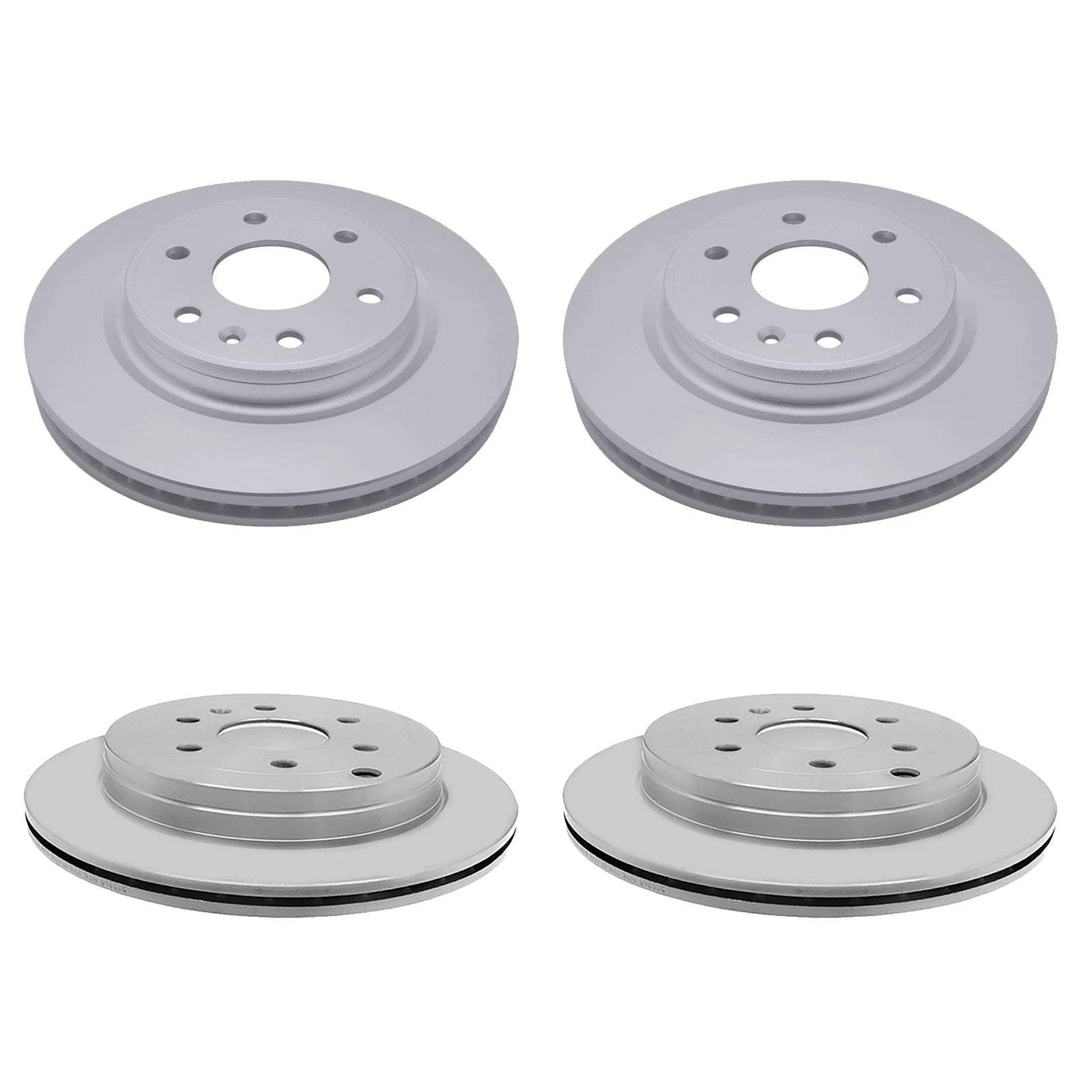 ACDelco Silver Brake Kit Disc Rotors Set for Enclave Traverse (2008–2017)