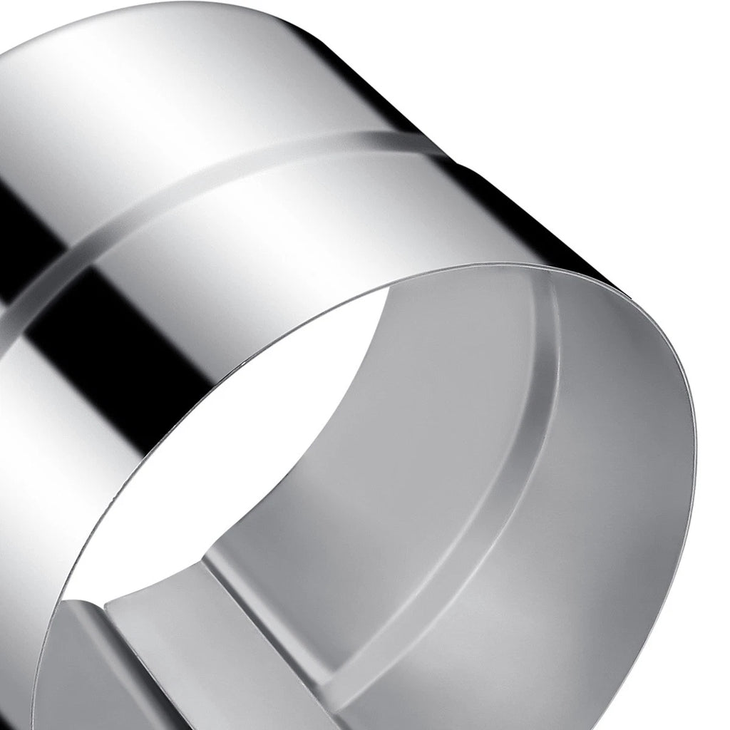 4" Lap Joint Exhaust Band Clamp for Universal Applications (T304 Stainless Steel)