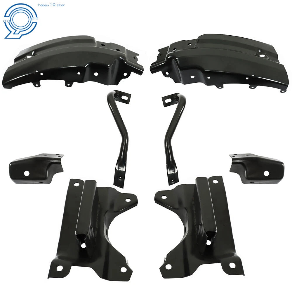 Front Bumper Brace Brackets for Chevy Silverado 1500 (2007-2013)