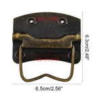 4X Antique Bronze Pull Handle Knob Ring for Drawer Cabinet Toolbox
