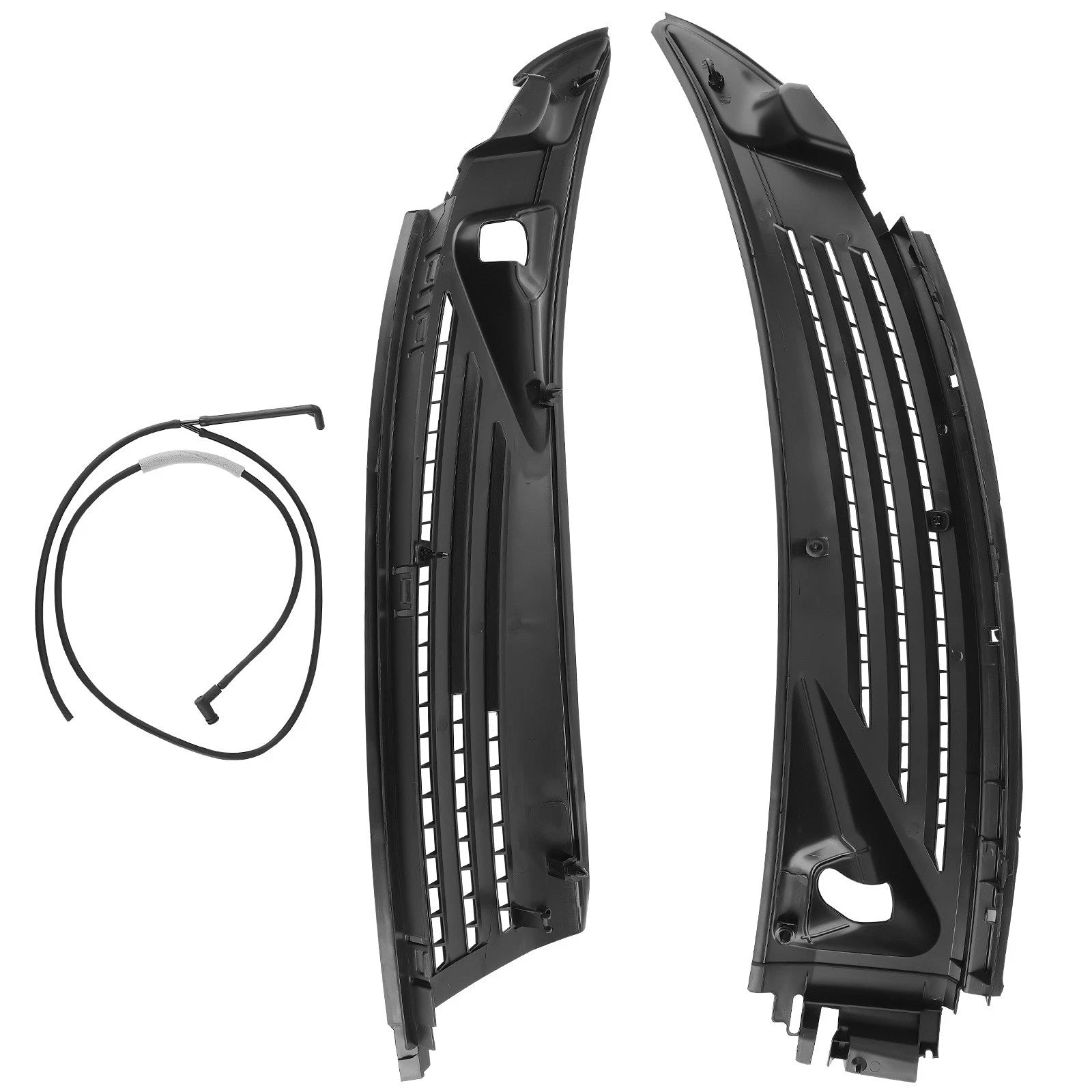 Set of 2 Windshield Wiper Cowl Panel Grille Seals for Ford F150 (2009–2014)