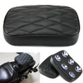 Rear Fender Passenger Pillion Pad Seat for Harley Dyna (6 Suction Cups)