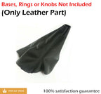 Manual Shift Boot for Subaru Forester (2003–2008) Black Leather Stitch