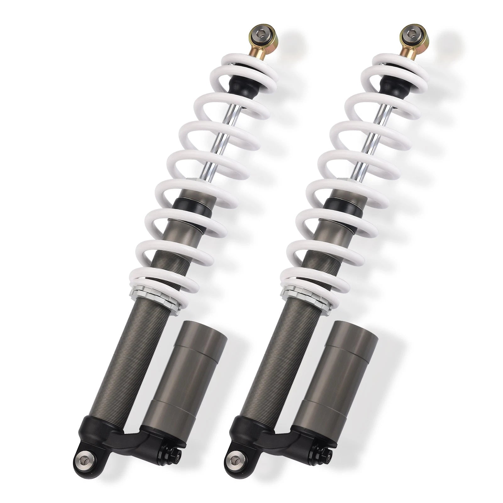 White Rear Left & Right Shock Coilover 7043419 for Polaris RZR S 800 (2009–2012)