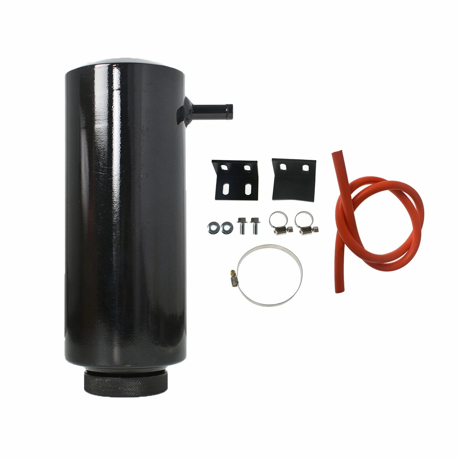 Set of 1 Aluminum Billet Radiator Coolant Tank for Universal Vehicles (800ml)
