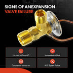 A/C Expansion Valve for Honda Civic Accord Elantra Dodge